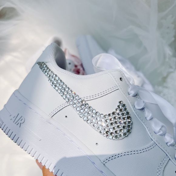Wedding sneakers wedding air force 1/custom name and date - Picture 2 of 11